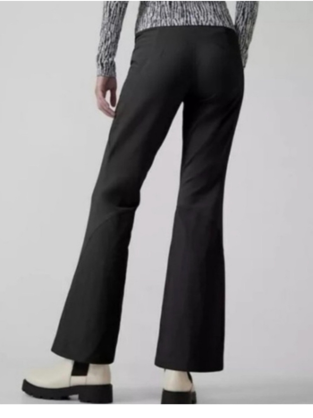 Athleta Peak Hybrid Fleece Flare Pant - Picture 3 of 12